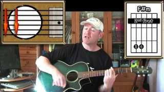 Raindrops Keep Falling On My Head  B J Thomas  Acoustic Guitar Lesson easy [upl. by Oiliruam]