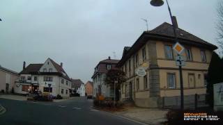 D Gemeinde Weidhausen bCoburg Landkreis Coburg Ortsdurchfahrt November 2016 [upl. by Yrelbmik983]