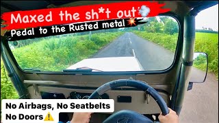 DRIVING THE 1992 MAHINDRA JEEP COMMANDER ❤️‍🔥  S2E1  Review [upl. by Naugal]