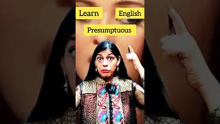 Learn English Like Aishwarya Rai  What Does Presumptuous Mean  Examples amp Usagequotytshortsindia [upl. by Neesay]