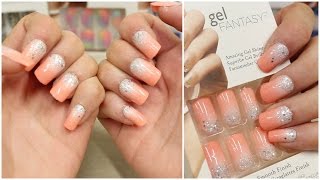 How to apply false nails at home and my favourite nails Dramaticmac [upl. by Sidnee303]