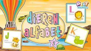 Eerste woordjes leren met het Dieren Alfabet  ABC Nederlands [upl. by Eelyrehc]