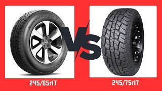 Tire Size 24565r17 vs 24575r17 [upl. by Enitsuj]