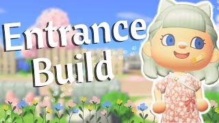 GRANDMA CORE SPRING CORE ISLAND  ACNH ENTRANCE BUILD  ANIMAL CROSSING NEW HORIZONS [upl. by Tor]