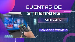 Cómo se obtiene cuentas de Streaming GRATUITAS de Netflix Disney Star entre otras [upl. by Gundry838]