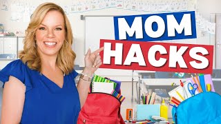 Get Organized for BackToSchool Awesome amp Easy Mom Hacks [upl. by Halsy]