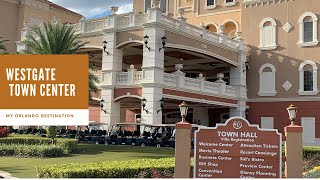 Westgate Town Center Resort Orlando  Town Hall Full Tour Experience [upl. by Hartmann]