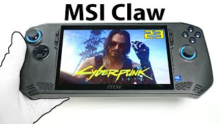 799 MSI Claw PC Handheld  I expected better 17 Games Tested [upl. by Acinyt]