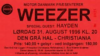 Weezer  Live at Grey Hall Copenhagen August 31st 1996 [upl. by Nihcas567]