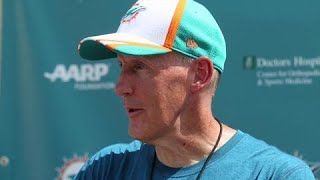 Joe Philbin after practice on day 3 of training camp [upl. by Wendt]