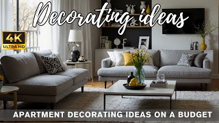 Apartment decorating ideas on a budget [upl. by Eleazar]