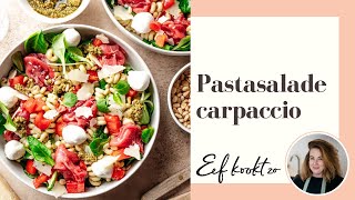 Pastasalade carpaccio [upl. by Yecaj]