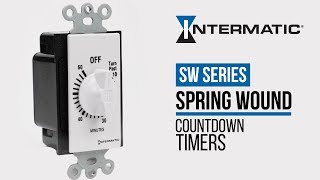 Intermatic Spring Wound Timers Offer Simple Installation Easy Operation SW Series [upl. by Elleneg]