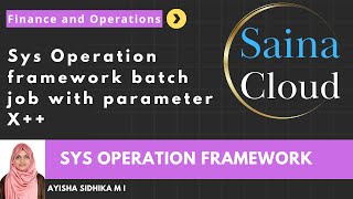 Sys Operation Framework [upl. by Leinahtan]