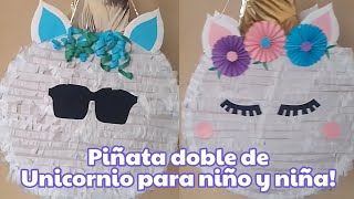 como hacer piñata de unicornio  unicornio para niño y niña [upl. by Dempsey]