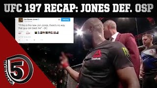 UFC 197 Aftermath Jon Jones Defeats Ovince Saint Preux Cormier vs Jones 2 on 5 Rounds [upl. by Davenport]