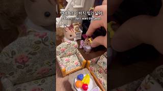 엄마 나 이 바지 입기 싫어👖실바니안패밀리 실바니안 인형계 인형놀이 sylvanianfamilies sylvanian toys 헤이지니 [upl. by Linneman]