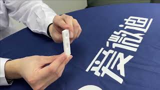 How to use HCG Pregnancy Test  ivd hcg pregnancy rapidtest rapidtestkit [upl. by Irat]