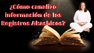 ¿Cómo canalizo información de los Registros Akashicos ¿Me lo invento o son mis guías [upl. by Aisemaj]