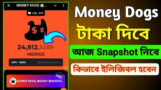 money dogs listing date  money dogs new update  money dogs airdrop  money dogs airdrop criteria [upl. by Pejsach]