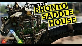 Ark How to Build  Bronto Saddle House [upl. by Ahsiekal]