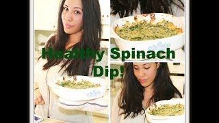 Guilt Free High Protein Spinach Dip Recipe [upl. by Corin]