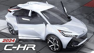 2024 Toyota CHR  OFFICIALLY New Generation of Small CHR SUV [upl. by Aicenad]