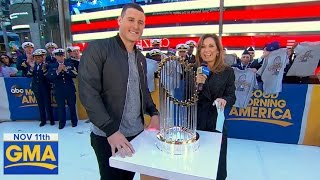 Anthony Rizzo Full Interview on Gold Glove Win [upl. by Chally]