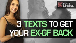 3 Texts To Send Your ExGirlfriend And Win Her Back [upl. by Shimberg]