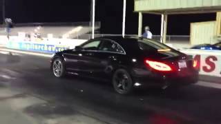 2012 MercedesBenz CLS63 AMG Renntech 14 mile Drag Racing [upl. by Retsek258]