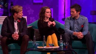 Downton cast on Alan CarrChatty Man  2112012 HD [upl. by Noirret146]