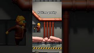 No gravity in Gang Beasts 😱 gangbeasts shorts [upl. by Lamori]