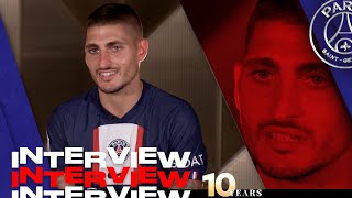 🗣️🎙️ INTERVIEW  Marco Verratti ❤️ 10YearsWithMarco 💙 [upl. by Derdlim116]