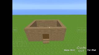 Minecraft pe lite and exploration lite simple house tutorial [upl. by Rammaj]