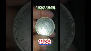 UK Half Crown 1938 bajoutresors bajoutravel coin collection italia [upl. by Favrot]