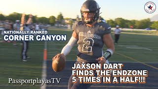 NATIONALLY RANKED Corner Canyon vs Farmington Quarterback Jaxson Dart is a SCORING MACHINE [upl. by Yaeger940]