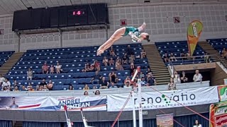 Kaylia Nemour scores HUGE 15550 on Uneven Bars  Romgym Cup 2024 [upl. by Aneetak]