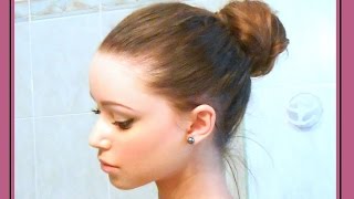 How To  CHIGNON Classico SCUOLALAVORO [upl. by Sinnard]