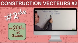 Construire un point à partir dune somme de vecteurs  Seconde [upl. by Berry239]