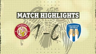 Stevenage v Colchester United highlights [upl. by Thaxter]