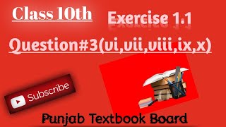 Class 10th Exercise 11Question3viviiviiiixx Science Group Punjab Textbook Board📚📘 [upl. by Natie]