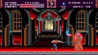 Castlevania Bloodlines Stage 6 amp Ending Final gameplay [upl. by Zeiler]