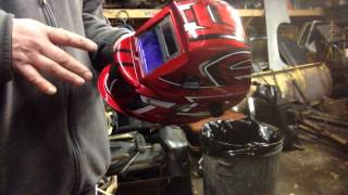 Harbor freight auto darkening welding helmet [upl. by Bourke]