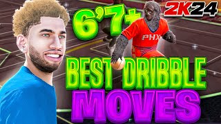 BEST DRIBBLE MOVES FOR 66  ON NBA2K24 THESE SIGS CHANGED MY LIFE [upl. by Ahtiek]