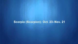 astrology signs and months and dates [upl. by Gross]