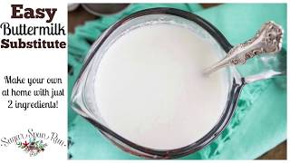 How to Make Buttermilk Substitute [upl. by Longley]