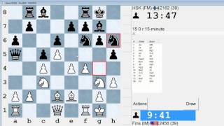 Standard Chess 215 IM Bartholomew vs FM Markku Hartikainen Kings Indian Defense [upl. by Hanson]