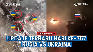 UPDATE HARI KE757 Rusia vs Ukraina Tank Rusia Luluh Lantakan Rumah Tempat Musuhnya Bersembunyi [upl. by Tala]