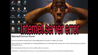 How To Fix Internal Server Error  Internal Server Error500 Internal Server Error [upl. by Ahsinyt910]