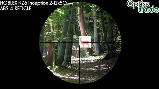 Noblex NZ6 Inception 212x50  Optics Trade Reticle Subtensions [upl. by Ttirrem]